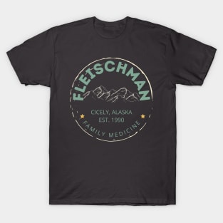 Fleischman Family Medicine Northern Exposure Cicely Alaska T-Shirt